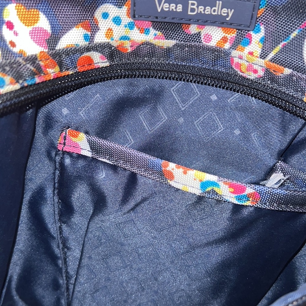 Vera Bradley Navy Blue Floral Crossbody Bag - Picture 14 of 16